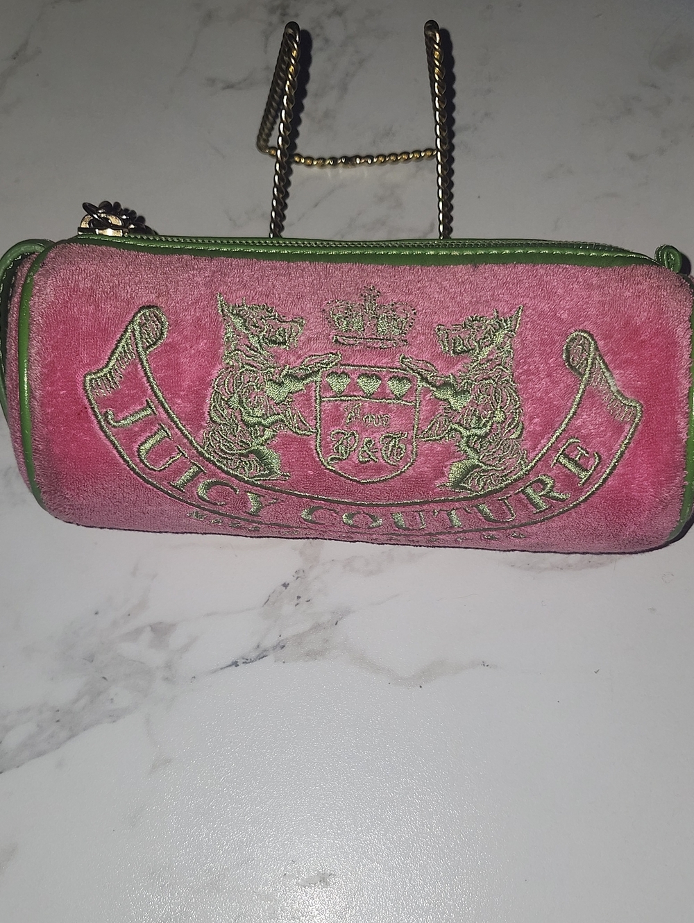Juicy Couture Watermelon Barrel Make-Up Bag
